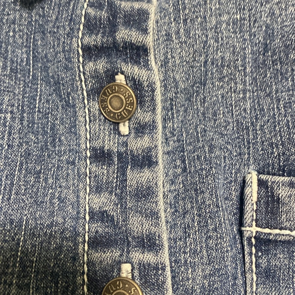 Guess Jean Denim Blue Jean Dress Stretch - Picture 8 of 8